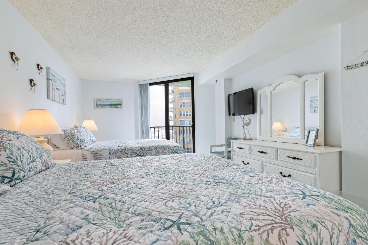 Ocean View With A Beachfront Pool At Ocean Trillium Condo ~ 403 New Smyrna Beach Bagian luar foto