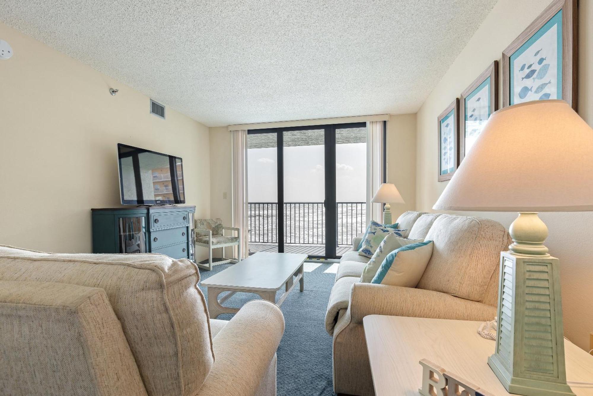 Ocean View With A Beachfront Pool At Ocean Trillium Condo ~ 403 New Smyrna Beach Bagian luar foto
