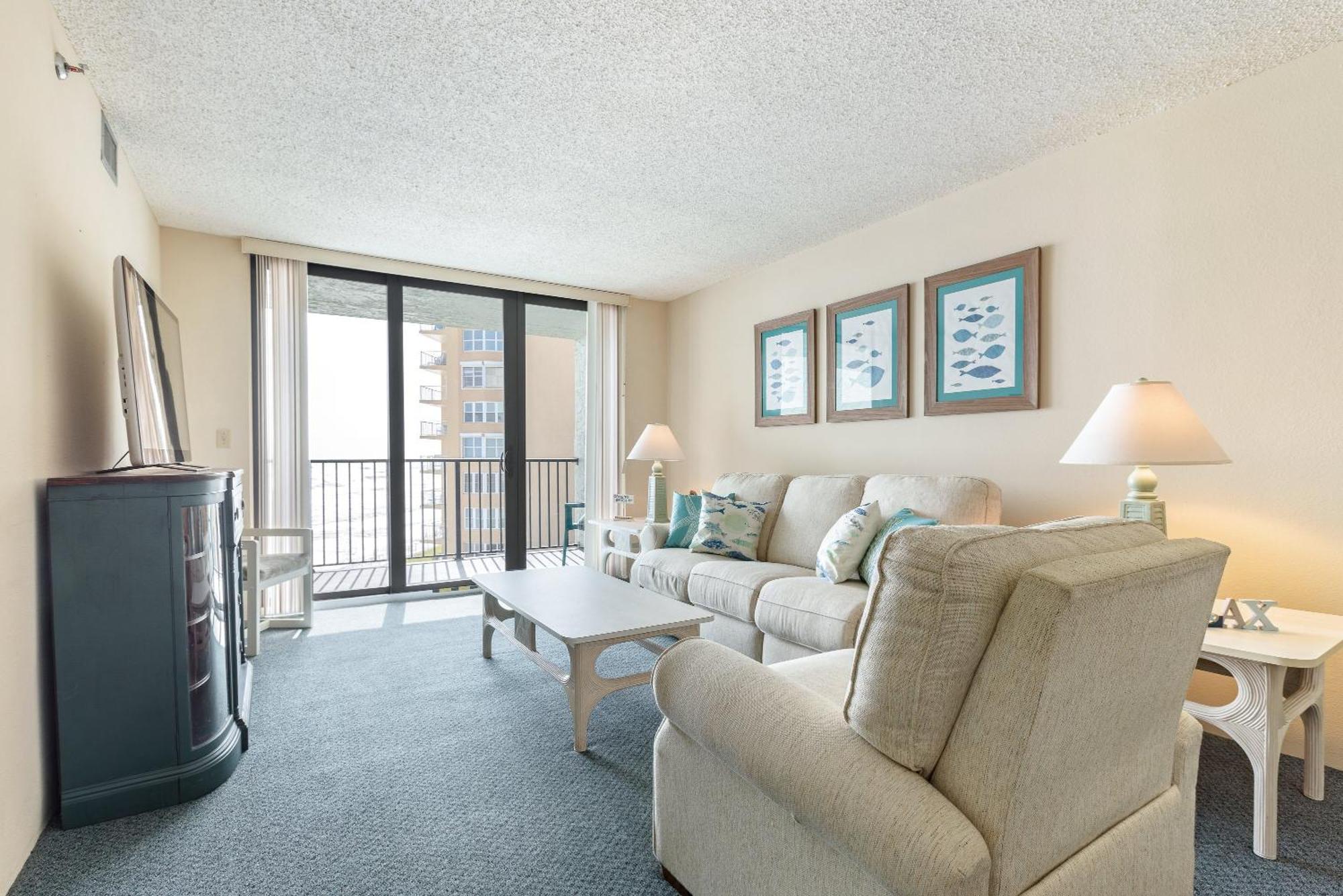 Ocean View With A Beachfront Pool At Ocean Trillium Condo ~ 403 New Smyrna Beach Bagian luar foto